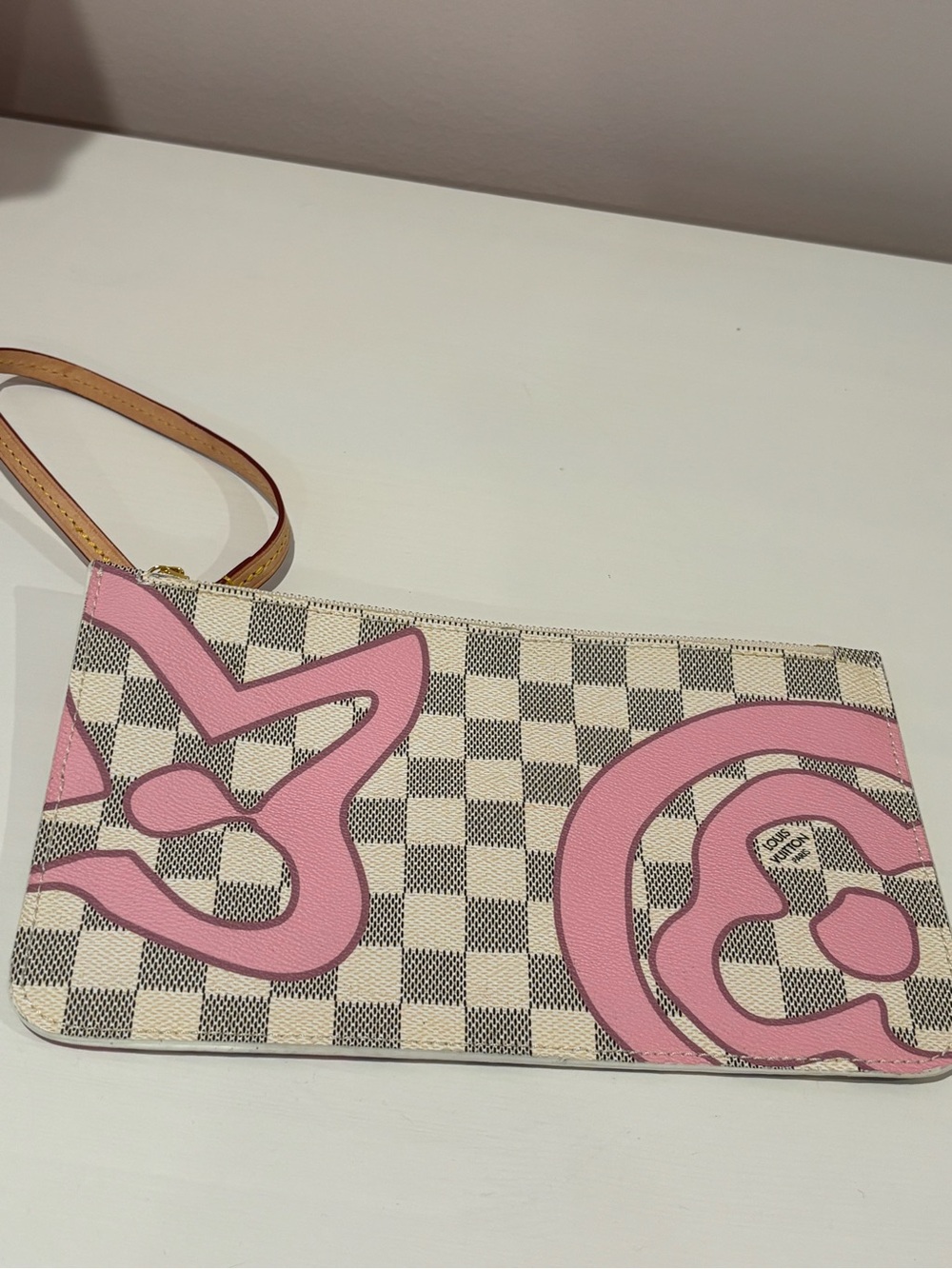 🩷Designer Inspired Pink Checkered Tote Bag with Pouch & Scarf - Picture 14 of 14
